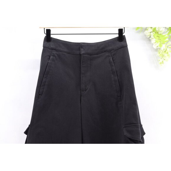 ALO Yoga Showoff Black Wide Leg Pants - Picture 4 of 12